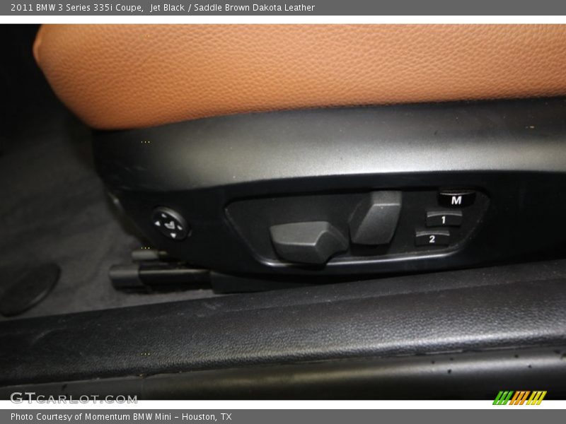 Jet Black / Saddle Brown Dakota Leather 2011 BMW 3 Series 335i Coupe