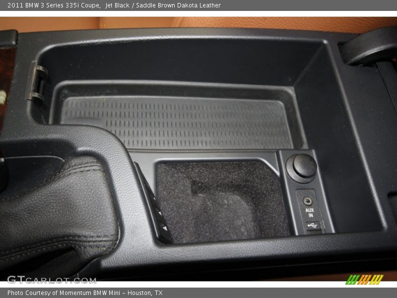 Jet Black / Saddle Brown Dakota Leather 2011 BMW 3 Series 335i Coupe