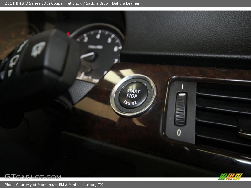 Jet Black / Saddle Brown Dakota Leather 2011 BMW 3 Series 335i Coupe