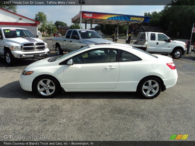 Taffeta White / Ivory 2007 Honda Civic EX Coupe