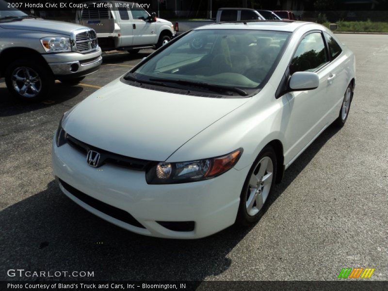 Taffeta White / Ivory 2007 Honda Civic EX Coupe