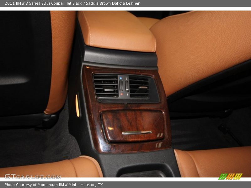 Jet Black / Saddle Brown Dakota Leather 2011 BMW 3 Series 335i Coupe