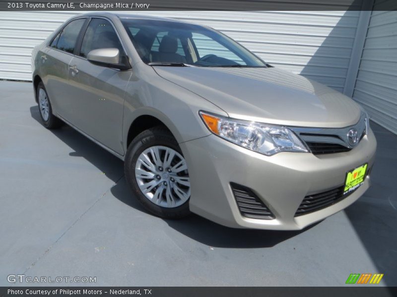 Champagne Mica / Ivory 2013 Toyota Camry LE