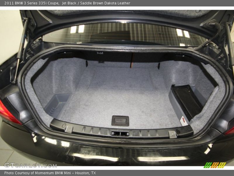 Jet Black / Saddle Brown Dakota Leather 2011 BMW 3 Series 335i Coupe