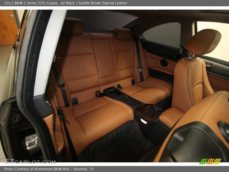 Jet Black / Saddle Brown Dakota Leather 2011 BMW 3 Series 335i Coupe