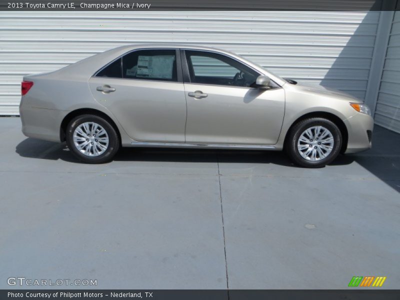 Champagne Mica / Ivory 2013 Toyota Camry LE