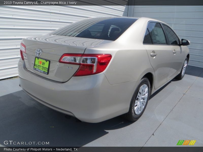 Champagne Mica / Ivory 2013 Toyota Camry LE