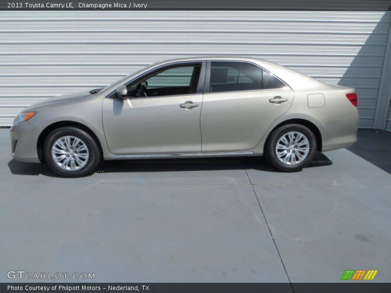 Champagne Mica / Ivory 2013 Toyota Camry LE