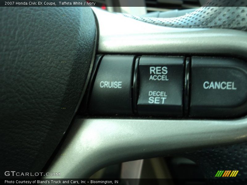 Taffeta White / Ivory 2007 Honda Civic EX Coupe