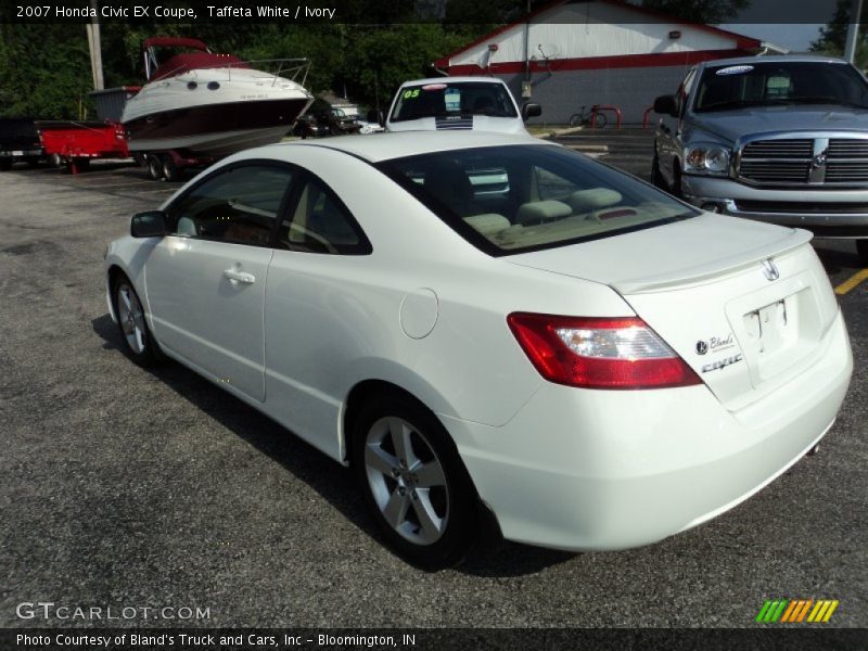 Taffeta White / Ivory 2007 Honda Civic EX Coupe