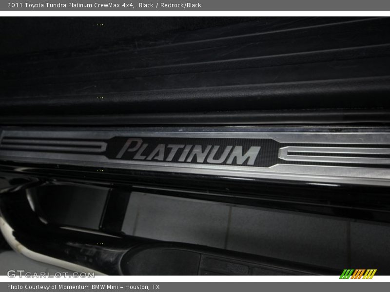 Black / Redrock/Black 2011 Toyota Tundra Platinum CrewMax 4x4