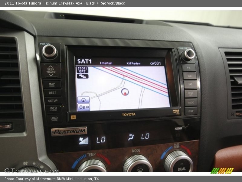 Black / Redrock/Black 2011 Toyota Tundra Platinum CrewMax 4x4