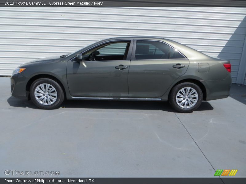 Cypress Green Metallic / Ivory 2013 Toyota Camry LE