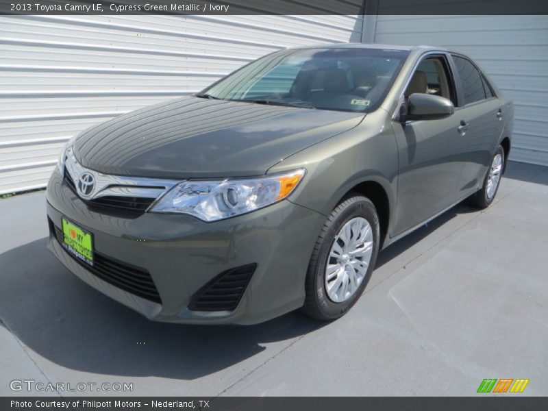 Cypress Green Metallic / Ivory 2013 Toyota Camry LE