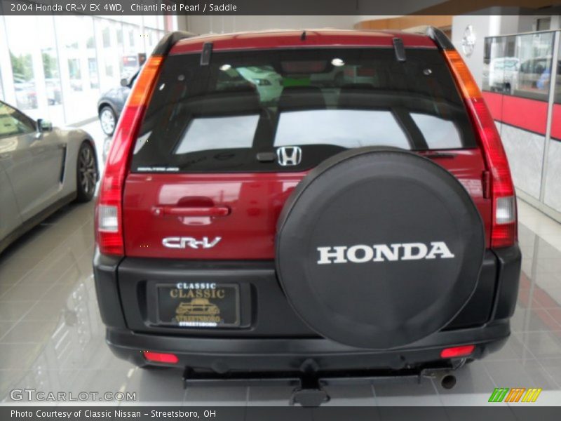 Chianti Red Pearl / Saddle 2004 Honda CR-V EX 4WD