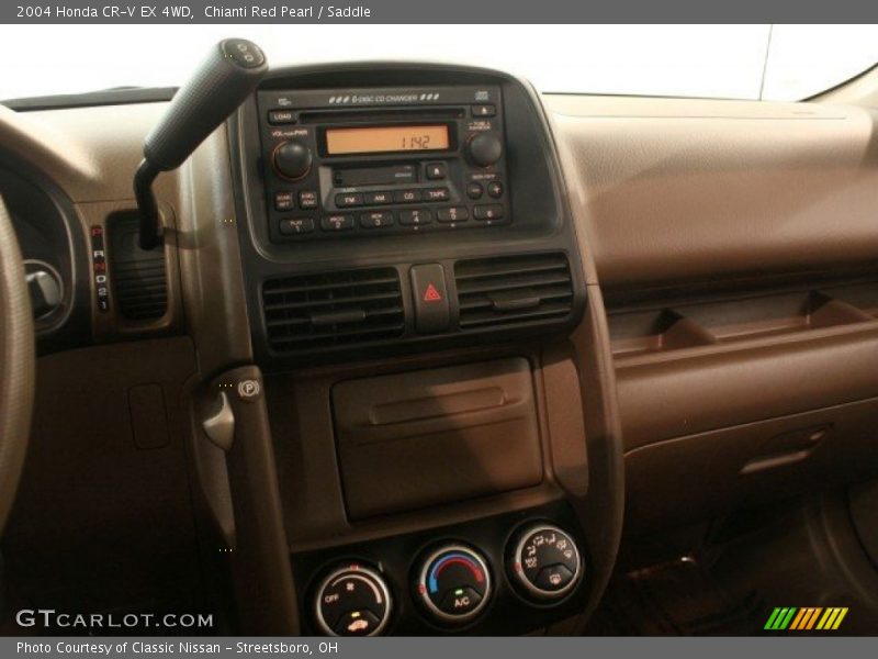 Chianti Red Pearl / Saddle 2004 Honda CR-V EX 4WD