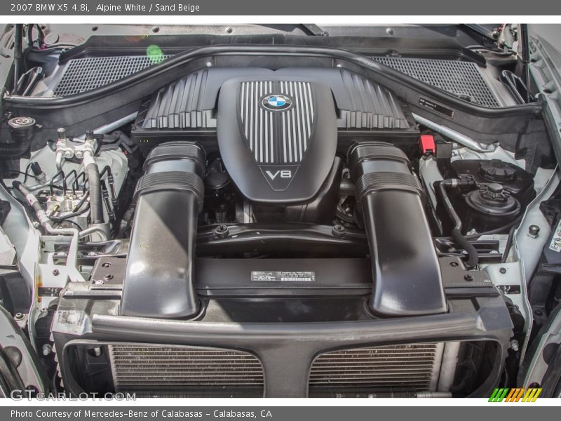 Alpine White / Sand Beige 2007 BMW X5 4.8i