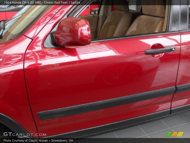 Chianti Red Pearl / Saddle 2004 Honda CR-V EX 4WD