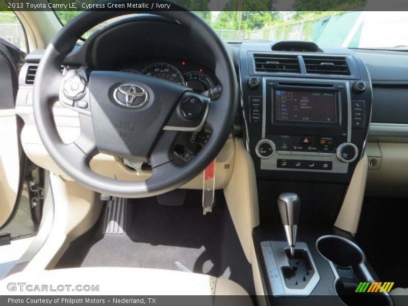 Cypress Green Metallic / Ivory 2013 Toyota Camry LE