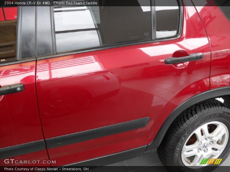 Chianti Red Pearl / Saddle 2004 Honda CR-V EX 4WD