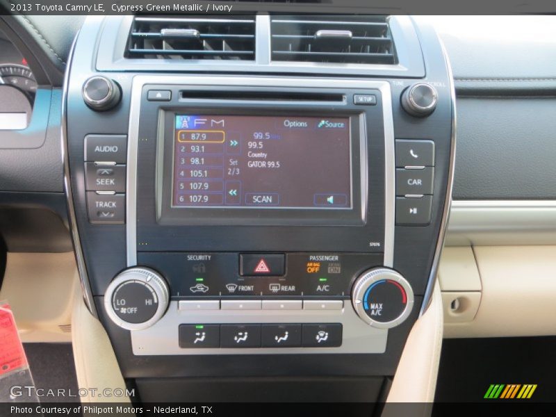 Cypress Green Metallic / Ivory 2013 Toyota Camry LE
