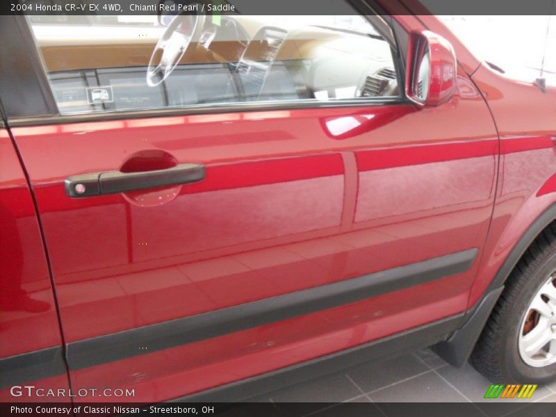 Chianti Red Pearl / Saddle 2004 Honda CR-V EX 4WD