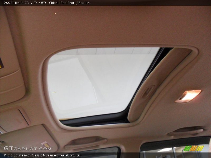 Chianti Red Pearl / Saddle 2004 Honda CR-V EX 4WD