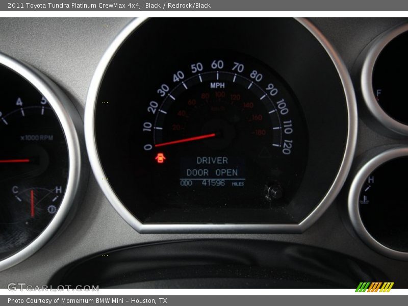 Black / Redrock/Black 2011 Toyota Tundra Platinum CrewMax 4x4