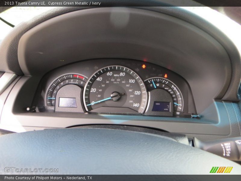 Cypress Green Metallic / Ivory 2013 Toyota Camry LE