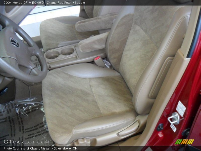 Chianti Red Pearl / Saddle 2004 Honda CR-V EX 4WD