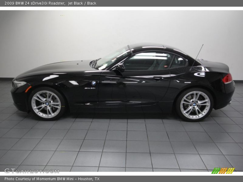 Jet Black / Black 2009 BMW Z4 sDrive30i Roadster