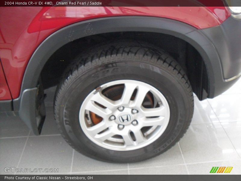 Chianti Red Pearl / Saddle 2004 Honda CR-V EX 4WD