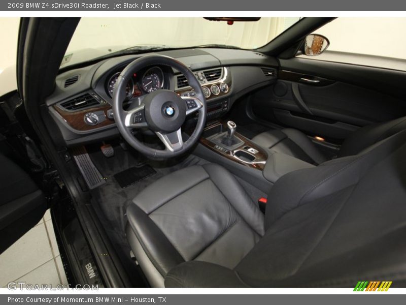 Jet Black / Black 2009 BMW Z4 sDrive30i Roadster