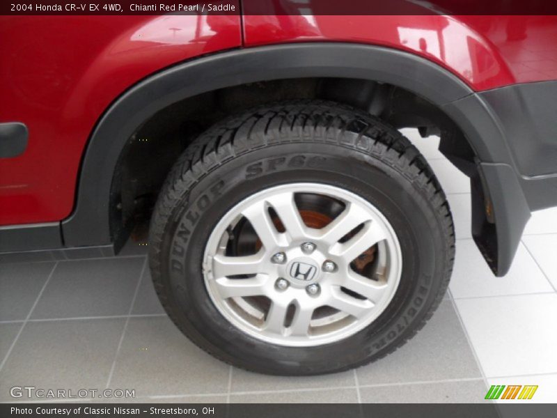 Chianti Red Pearl / Saddle 2004 Honda CR-V EX 4WD