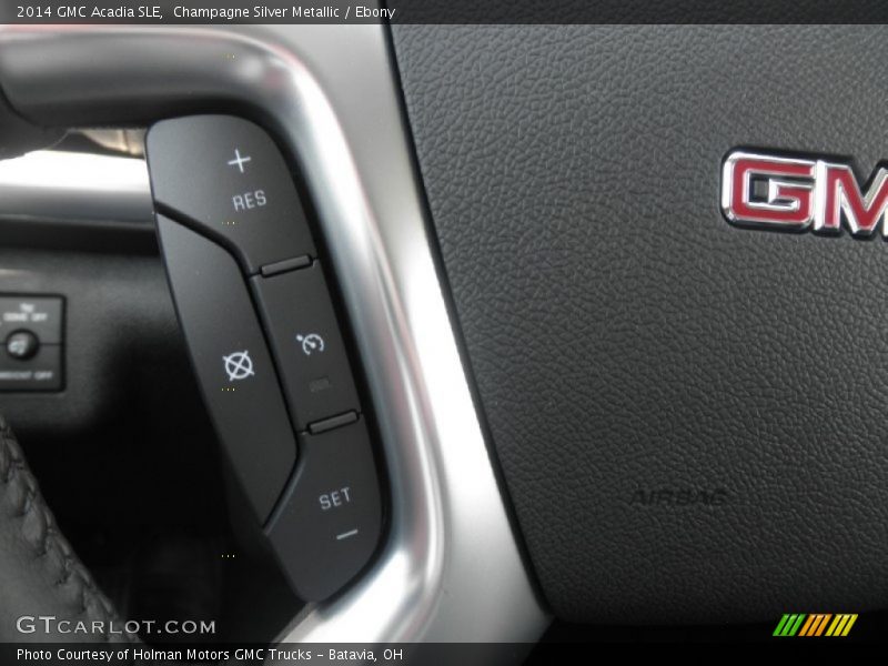 Champagne Silver Metallic / Ebony 2014 GMC Acadia SLE