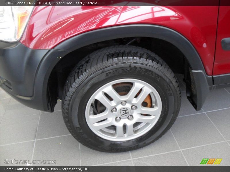 Chianti Red Pearl / Saddle 2004 Honda CR-V EX 4WD