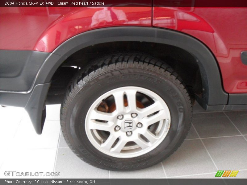Chianti Red Pearl / Saddle 2004 Honda CR-V EX 4WD