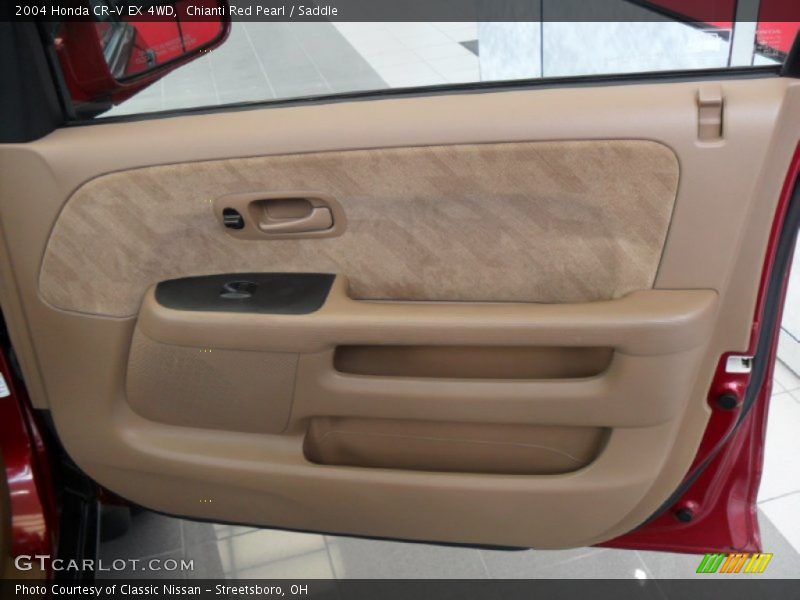 Chianti Red Pearl / Saddle 2004 Honda CR-V EX 4WD