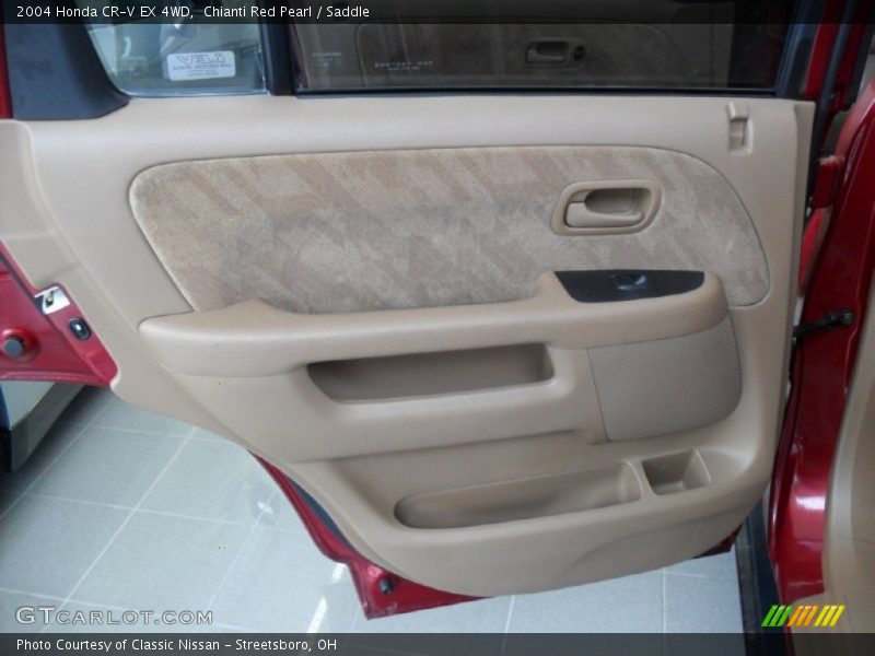 Chianti Red Pearl / Saddle 2004 Honda CR-V EX 4WD