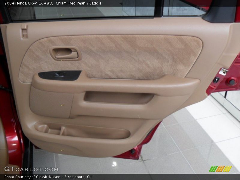 Chianti Red Pearl / Saddle 2004 Honda CR-V EX 4WD