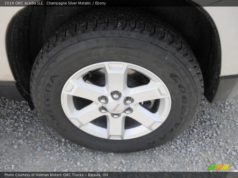Champagne Silver Metallic / Ebony 2014 GMC Acadia SLE
