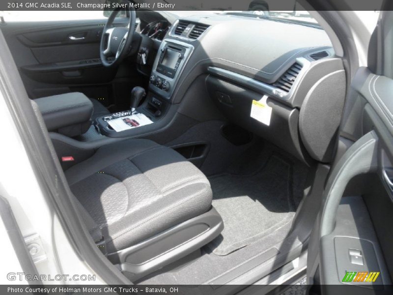 Champagne Silver Metallic / Ebony 2014 GMC Acadia SLE