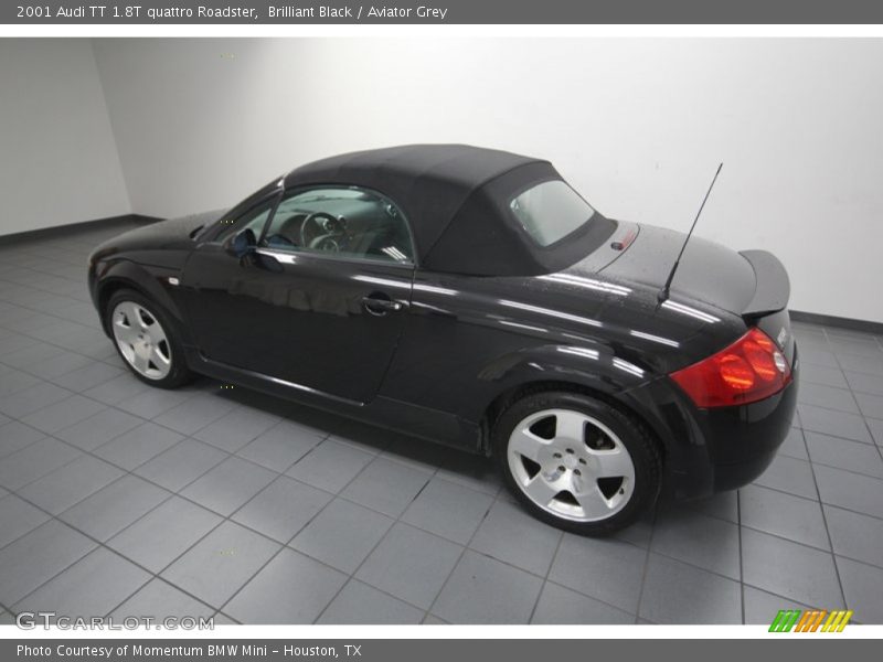 Brilliant Black / Aviator Grey 2001 Audi TT 1.8T quattro Roadster