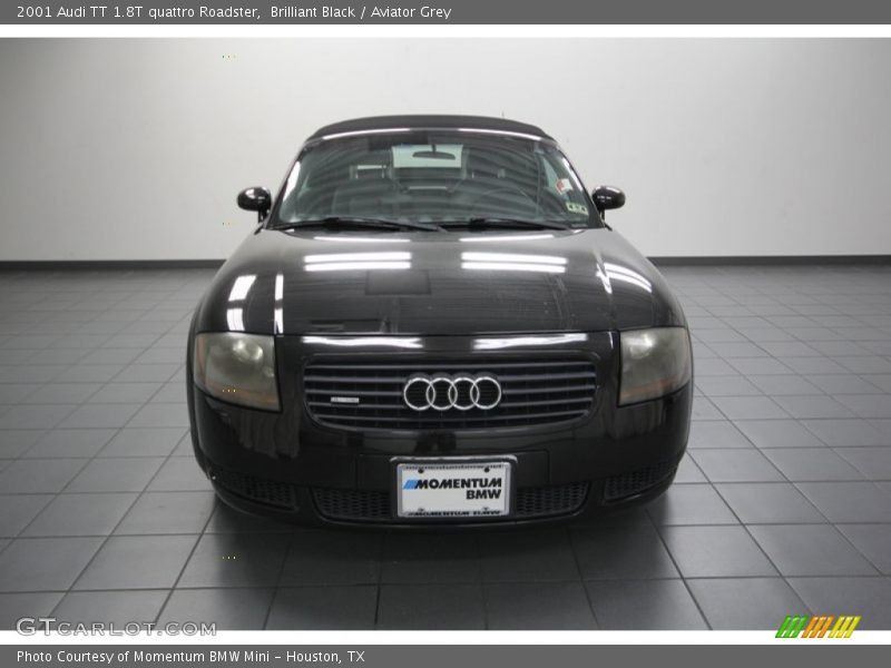 Brilliant Black / Aviator Grey 2001 Audi TT 1.8T quattro Roadster