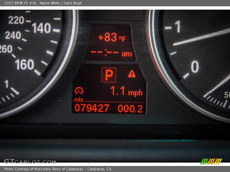 Alpine White / Sand Beige 2007 BMW X5 4.8i