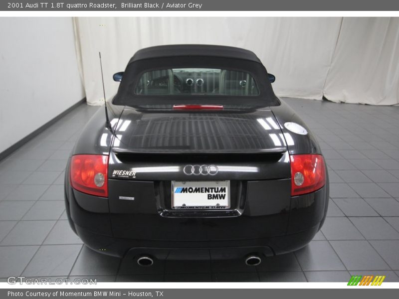 Brilliant Black / Aviator Grey 2001 Audi TT 1.8T quattro Roadster