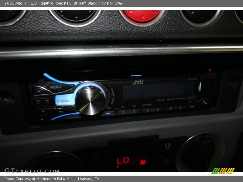 Brilliant Black / Aviator Grey 2001 Audi TT 1.8T quattro Roadster