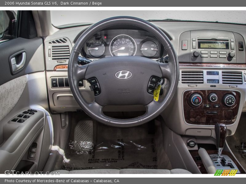 Dark Cinnamon / Beige 2006 Hyundai Sonata GLS V6