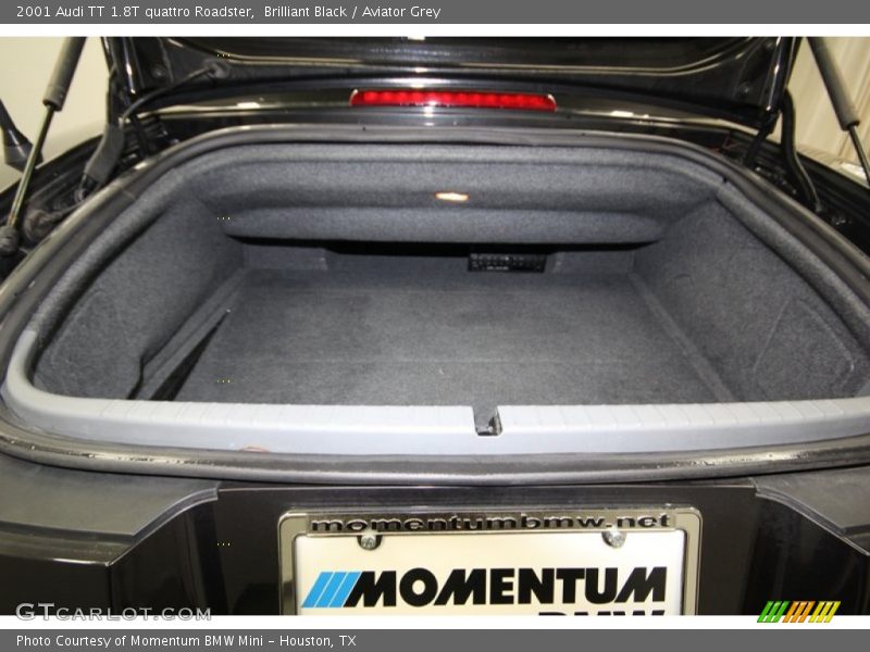 Brilliant Black / Aviator Grey 2001 Audi TT 1.8T quattro Roadster