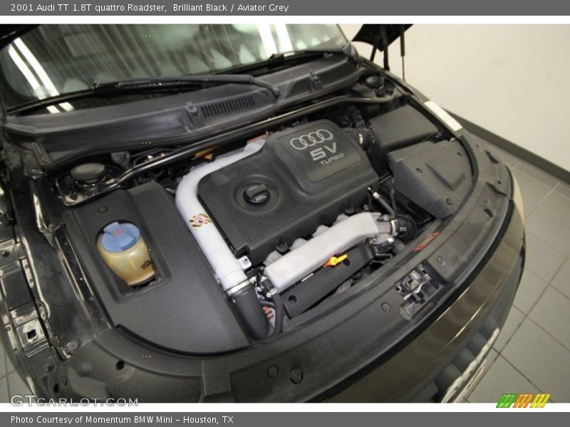 Brilliant Black / Aviator Grey 2001 Audi TT 1.8T quattro Roadster